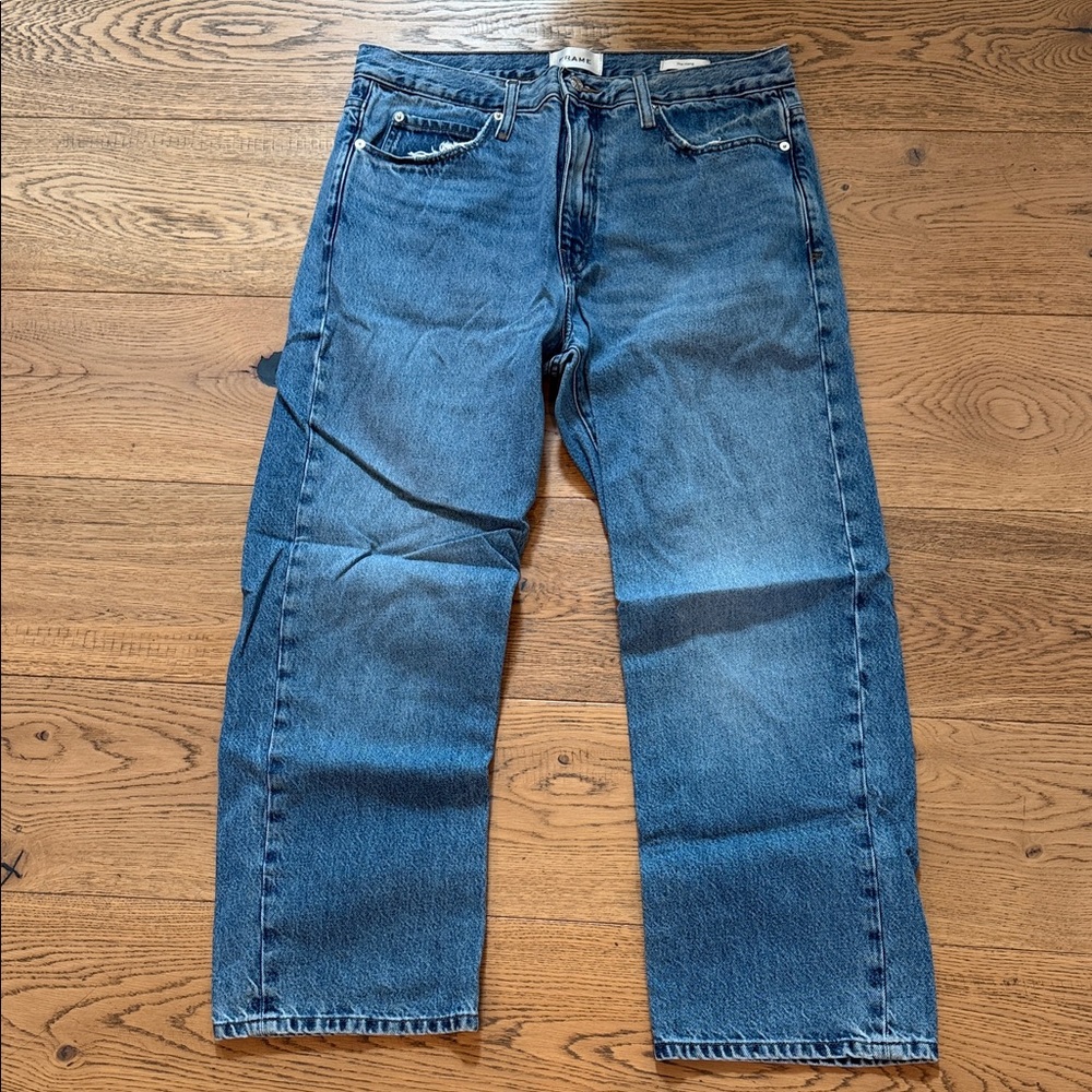 Frame THE HANG High Waist Straight Leg Jeans